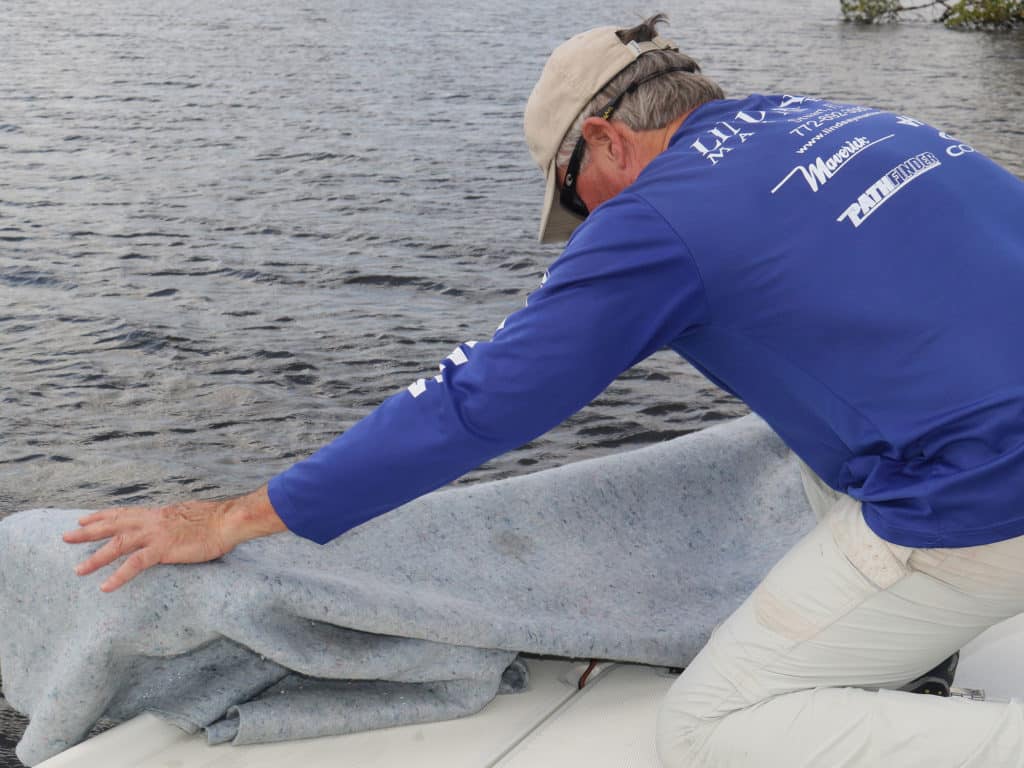 If you have a bow-mount trolling motor, make sure you cover it also.