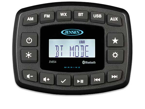 Jensen Marine JMS4 Bluetooth stereo