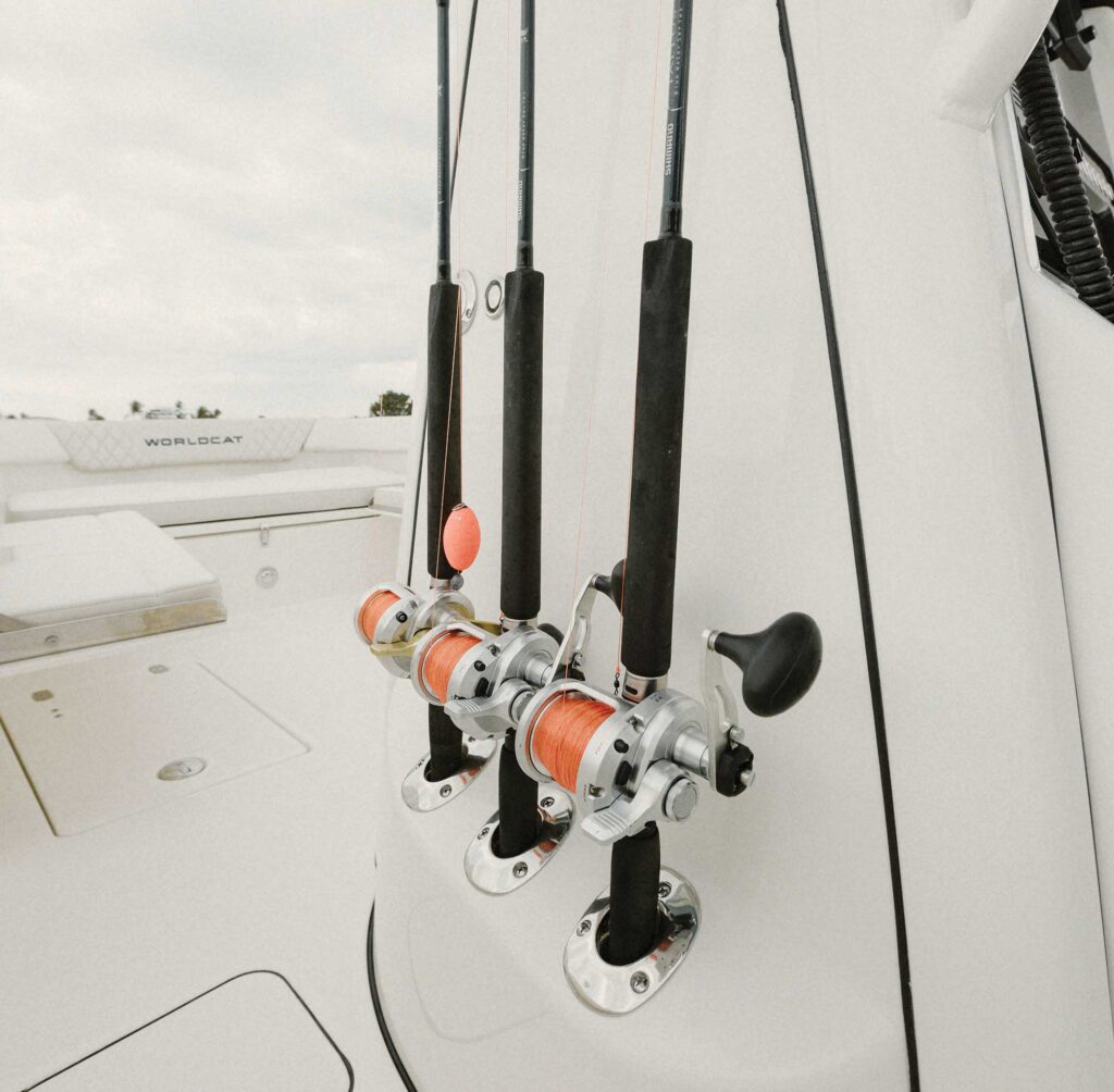 World Cat 235TE rod holders