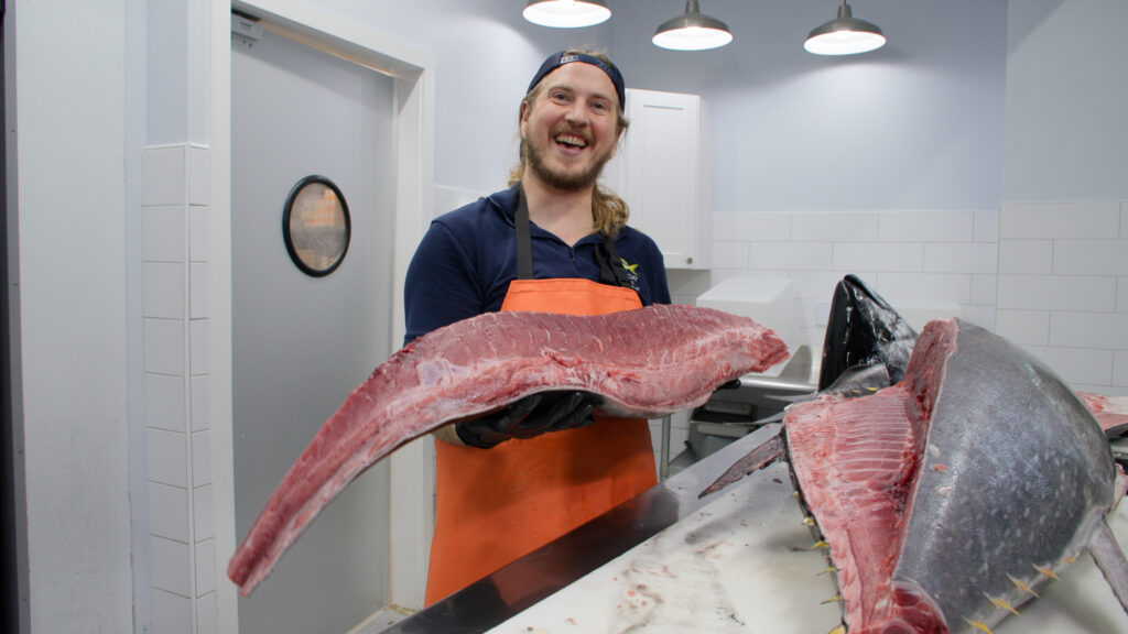 Fillet bluefin tuna