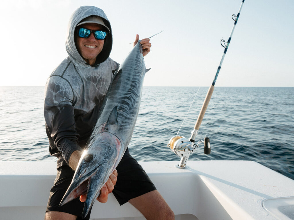 Mirrored fishing sunglasses